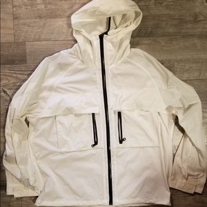 Michael Kors hoodie rain jacket XL white gently